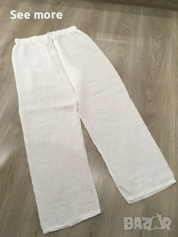 100% лен панталон S/M, снимка 3 - Панталони - 54239885