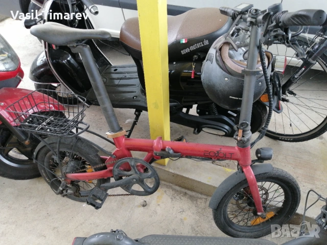 Eovolt Ebike klapprad 16* Хидравлични дискови спирачки!! 