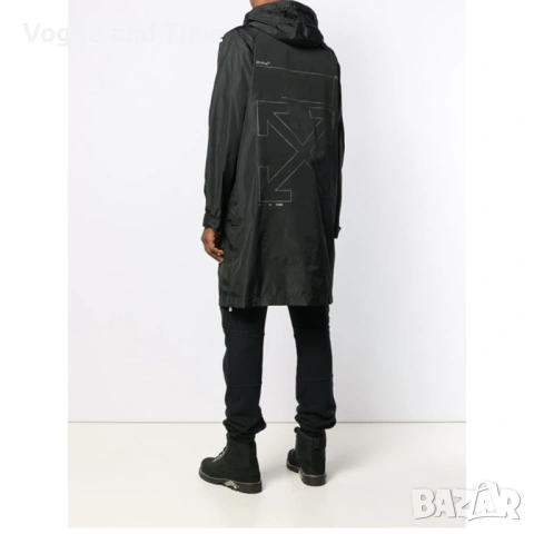 Off-White яке/дъждобран - размер XS (пасва на L) - като ново, снимка 13 - Якета - 54651807