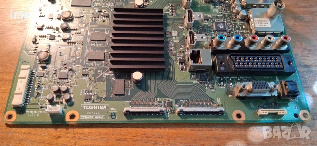 Main Board V28A001325A1. Свален от Телевизор Toshiba 40TL868 с панел LTA400HV01. Работещ..., снимка 3 - Части и Платки - 54660856