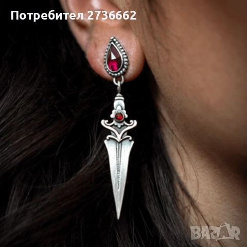 Готически обеци , снимка 4 - Обеци - 54594711