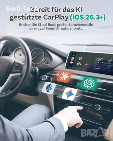 OTTOCAST Play2Video Ultra 3-в-1 AI Box – CarPlay, Android Auto, YouTube/Netflix, снимка 7 - Аксесоари и консумативи - 54884646