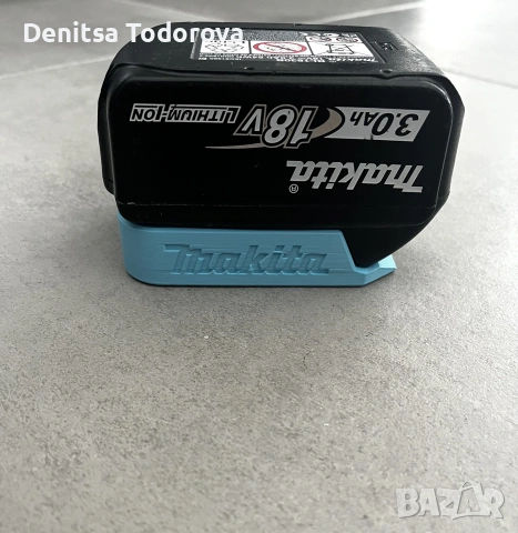 Поставка за батерии Makita 18V | Стенен държач | Органайзер за работилница, снимка 4 - Винтоверти - 55266075