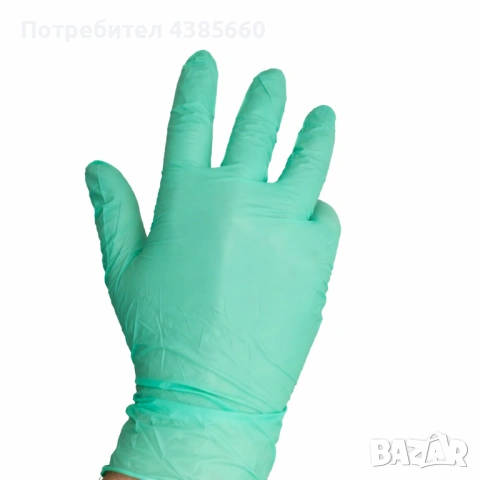 Нитрилни ръкавици Кутия 100 броя, снимка 4 - Друго търговско оборудване - 54879800