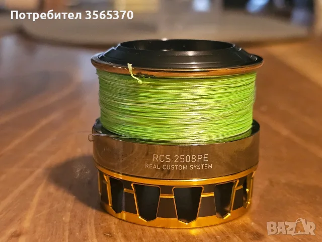 Шпула за макари Daiwa RCS 2508PE, произведена от SLP WORKS, цвят Gold, снимка 2 - Макари - 55424971