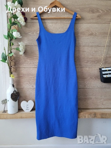Синя рокля Zara , снимка 2 - Рокли - 55099729