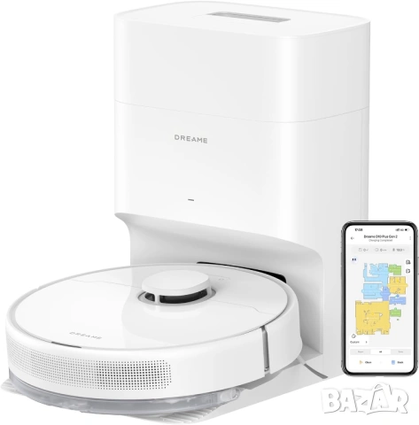 РОБОТ прахосмукачка Dreame D10 Plus Gen 2 6000Pa - КАТО НОВА