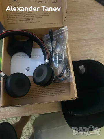 Безжични слушалки Jabra - Evolve 65 SE, черни, снимка 4 - Bluetooth слушалки - 55539051
