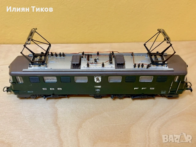 Електрически локомотив Roco 43536 SBB Ae 6/6 №11442 H0 Piko, Lima, снимка 7 - Влакчета, самолети, хеликоптери - 54385826