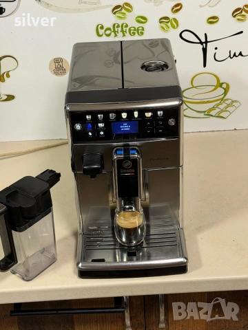 Кафемашина кафе автомат Saeco PicoBarista de luxe с гаранция, снимка 7 - Кафемашини - 54724195
