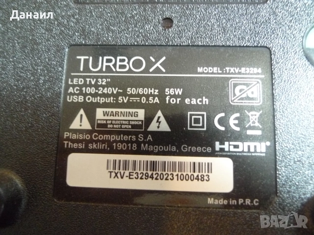  EL.MS3663S-FE48V1 от Turbo-X TXV-E3294