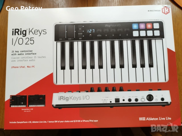 IK Multimedia iRig Keys I/O 25, снимка 5 - Пиана - 54217542