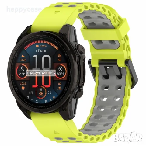 MARINE QUICKFIT Силиконова каишка за Garmin Fenix / Instinct / Enduro / Tactix / Quatix, снимка 6 - Каишки за часовници - 55649994