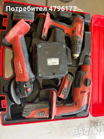 ПРОФЕСИОНАЛЕН КОМПЛЕКТ HILTI 22V , снимка 2 - Ъглошлайфи - 54186469