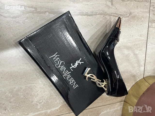 YSL обувки на ток , снимка 2 - Дамски обувки на ток - 54545951