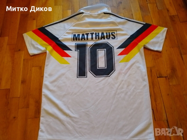 Германия ретро фенска тениска 1988-1990 #10 Матеус Размер М, снимка 3 - Футбол - 54699500