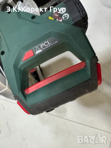 Потапящ герунг циркуляр Metabo KGS 216 M PCL 1500 W 216 мм, снимка 3 - Триони и циркуляри - 54599856