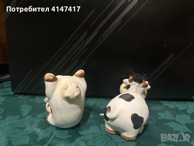 Керамични фигурки на кравички, снимка 2 - Колекции - 54591596
