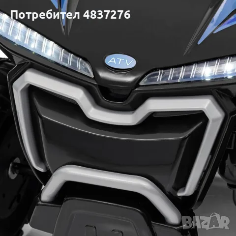 Детско акумулаторно Атв в черен цвят, снимка 4 - Електрически играчки - 55571168