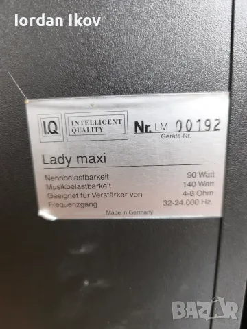 I.Q LADY maxi Germany , снимка 9 - Тонколони - 55527863