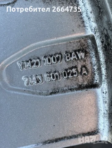 Лети джанти Volkswagen 5х112 с гуми 215/55/16, снимка 6 - Гуми и джанти - 55672551