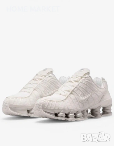 NIKE Shox TL Shoes White Дамски маратонки NIKE в бял цвят, изработени от висококачествени материали., снимка 3 - Маратонки - 54582725
