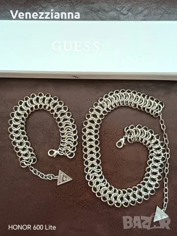 GUESS НОВ комплект Колие и гривна 