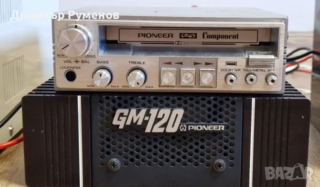 Комплект касетофон и стъпало Pioneer KP-707G, Pioneer GM-120, снимка 8 - Ресийвъри, усилватели, смесителни пултове - 55487009