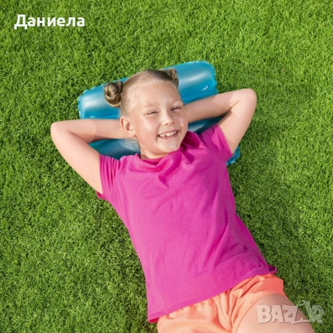 Надуваема възглавница 38 см x 25 см – комфорт и релакс навсякъде, където сте - Различни цветове, снимка 8 - Други стоки за дома - 54958722