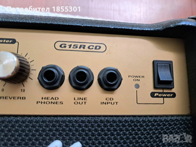 Китарен усилвател Marshall G15R CD, 15W, С реверб ефект, снимка 4 - Тонколони - 55163553