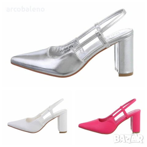 Дамски сандали на висок ток, 3цвята 