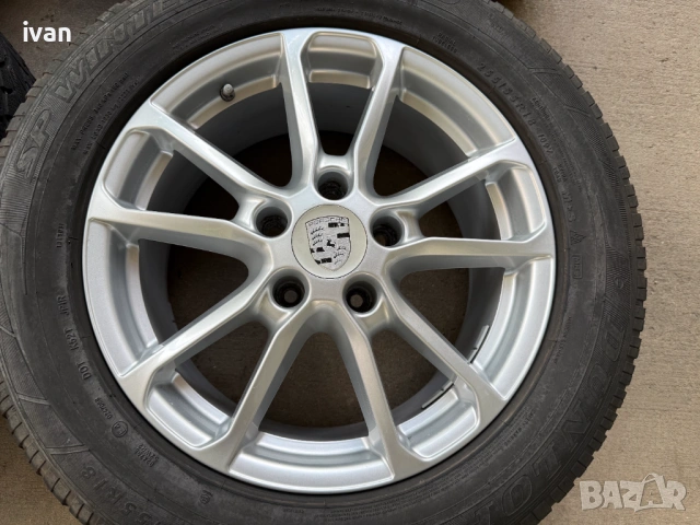 4 бр. оригинални алуминиеви джанти Porsche Cayenne 18 цола 5x130, централен отвор 71.6, 8J, ET53, снимка 3 - Гуми и джанти - 54952704
