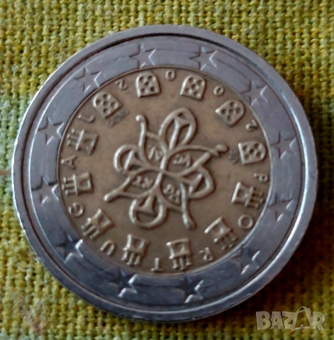 2 евро Португалия 2002 г, снимка 5 - Нумизматика и бонистика - 54350460