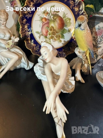 Wallendorf Germany  Circa 1960 Porcelain Ballerina - inspired by Swan Lake Лебедово езеро Код P2612, снимка 6 - Декорация за дома - 54828562