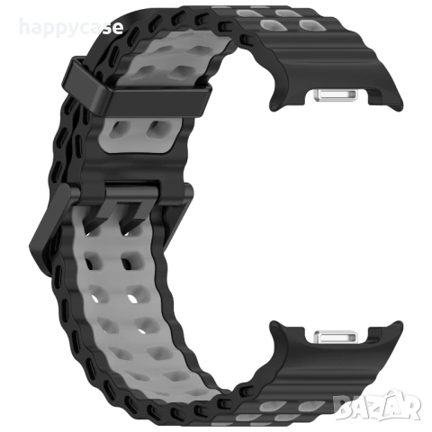Samsung Galaxy Watch8 44 mm 40 mm / 8 Classic 46 mm / MARINE Силиконова каишка, снимка 13 - Каишки за часовници - 54347693