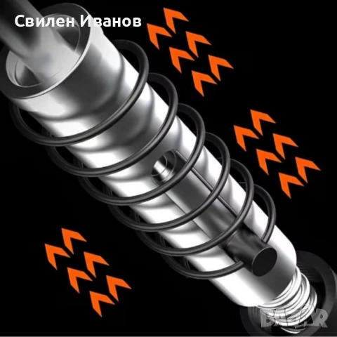Професионален пистолет за забиване на пирони + 50 броя пирона, снимка 5 - Куфари с инструменти - 54353726