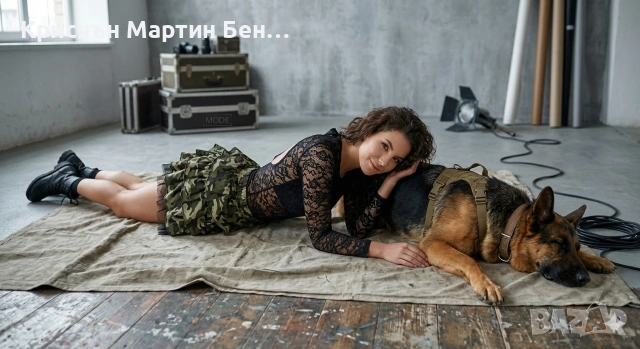 Елегантен комплексен костюм: Дантелено боди с отвор и мини пола с камуфлаж" , снимка 3 - Корсети, бюстиета, топове - 54968668