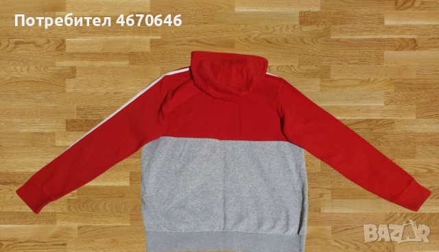 Ватиран суитчер adidas RED - пуловер Timberland, снимка 3 - Суичъри - 54766762