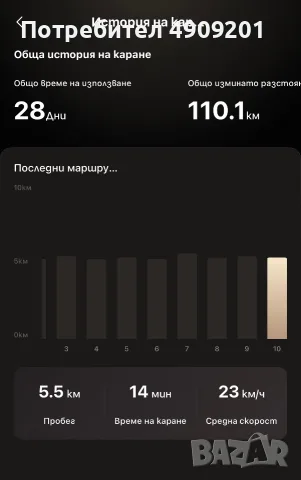 Електрически скутер-тротинетка NAVEE E-SCOOTER NT5 MAX ДО 25 КМ/Ч, ПРОБЕГ ДО 85 КМ. на едва 110 км, снимка 4 - Друга електроника - 55553354
