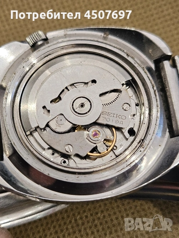 Винтидж часовник  Seiko 5 Sports 6030 (1970 г.) – Автомат, Япония, снимка 5 - Мъжки - 55147217