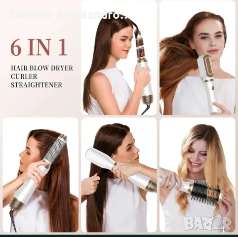 OKWRAP  професионален йонен сешоар 6 в 1 Нов, снимка 4 - Сешоари - 55416629