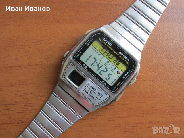 Casio BP-300 Blood Pressure Monitor Made in Japan Касио, снимка 5 - Мъжки - 55657361