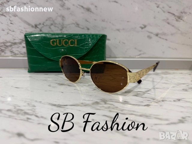 Gucci кафяви очила с лого