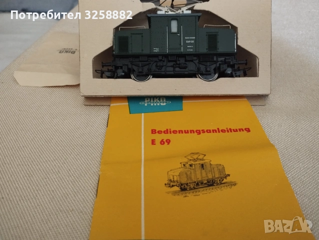 Локомотив електровоз E69 PIKO НО, снимка 3 - Колекции - 54423400
