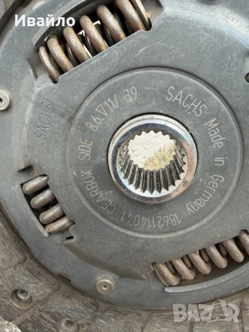феродов диск съединител SACHS за VW transporter t2 t3, снимка 2 - Части - 55257843