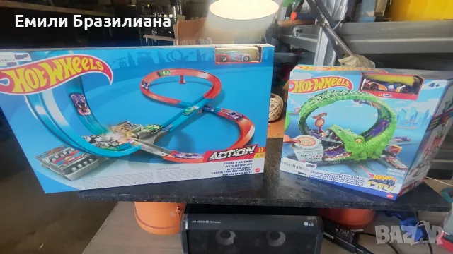 Hot Wheels Голям Комплект Писта Massive Loop+Hot WHeels Dragon  Loop - ЧИСТО НОВИ