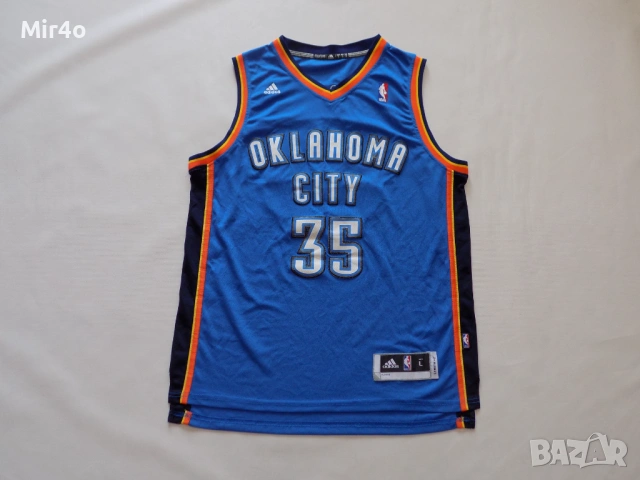 баскетболен потник oklahoma city kevin durant adidas екип блуза тениска фанела худи мъжки оригинал L