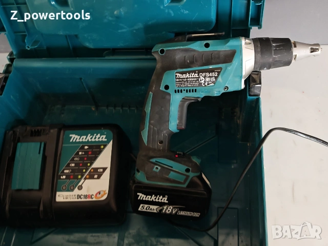 Акумулаторен винтоверт за гипсокартон Makita DFS452 18V , снимка 3 - Винтоверти - 54280922