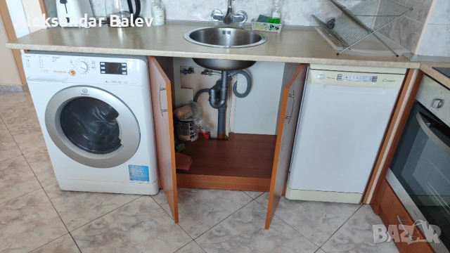 Продавам ПДЧ кухненски шкафове с вградена фурна и котлони – много добро състояние, снимка 9 - Кухни - 54177205