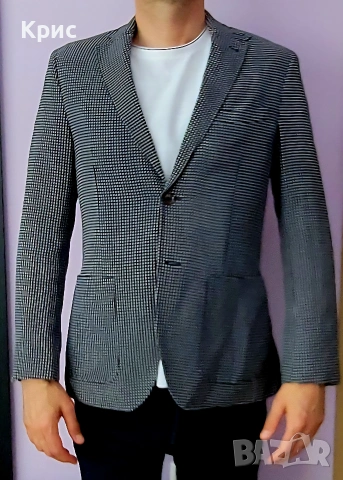 Стилно мъжко памучно всекидневно сако MASSIMO DUTTI